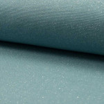 Manchettes pailletées lisses fumée menthe (qt)