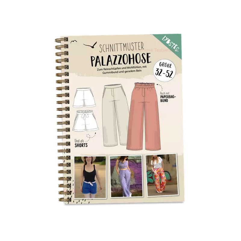 Lybstes - Pantalon Palazzo pour femme