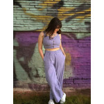 Lybstes - Pantalon Palazzo pour femme
