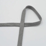 coton tissé 15 mm gris clair chiné (qt651)