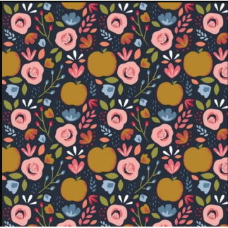 Cotton - Easy Peachy navy