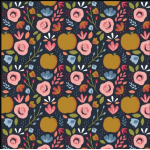 Baumwolle - Easy Peachy navy