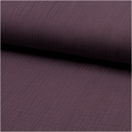 Leftover - double gauze - Bambino Uni mauve 65cm