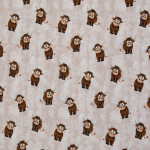 french terry - Mrs Mint Design - Holy Cow beige