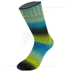 Lana Grossa - Meilenweit 100 Color Mix Multi moosgrün/jade/türkis (8015)