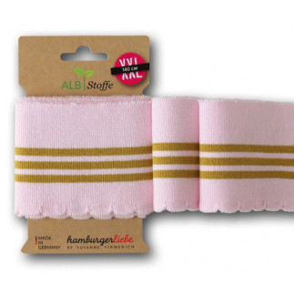 Cuff me Bliss - light pink / mustard