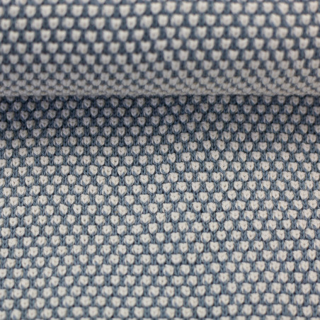 Tricot de coton - Ida bleu-blanc