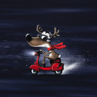 french terry - Thorsten Berger - Winter Moods - Reindeer 85cm
