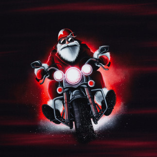 french terry - Thorsten Berger - Winter Moods - Santa red 85cm