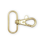 Karabiner 32mm gold oval