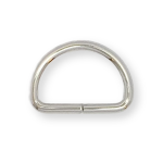 D-ring 30mm silver