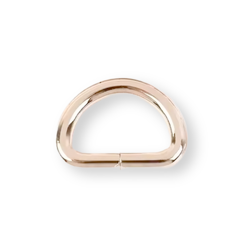 D-ring 25mm round copper
