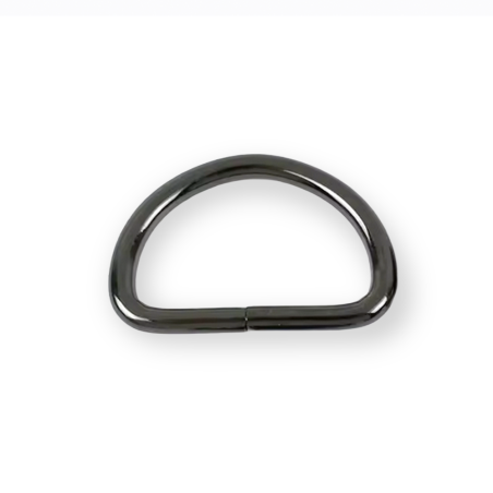 D-ring 30mm round gunmetal