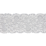 tissu de dentelle élastique 65 mm blanc (pr)