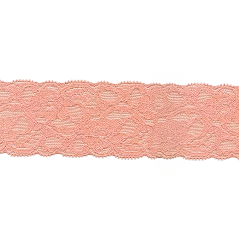 Elastische Spitze 55mm lachs