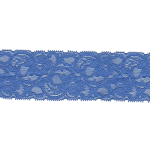 tissu de dentelle élastique 55 mm royal