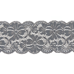 tissu de dentelle élastique 65 mm gris (pr)