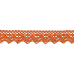 Bobbin lace 25mm orange (w)