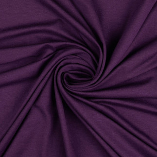 viscose jersey - plain plum (h5022)