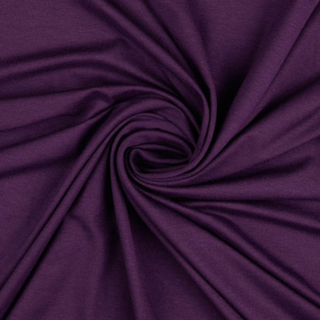 Jersey viscose - Uni pflaume (h5022)