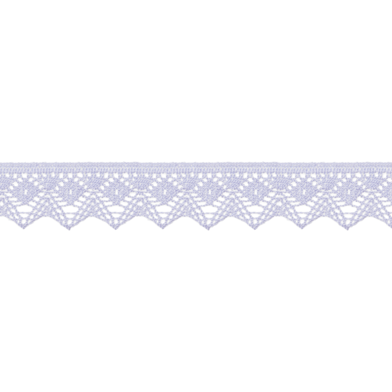 Bobbin lace 25mm lilac (uk60)