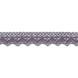 Bobbin lace 25mm plum (w)