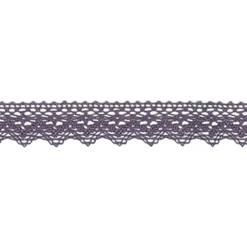 Bobbin lace 25mm plum (w)