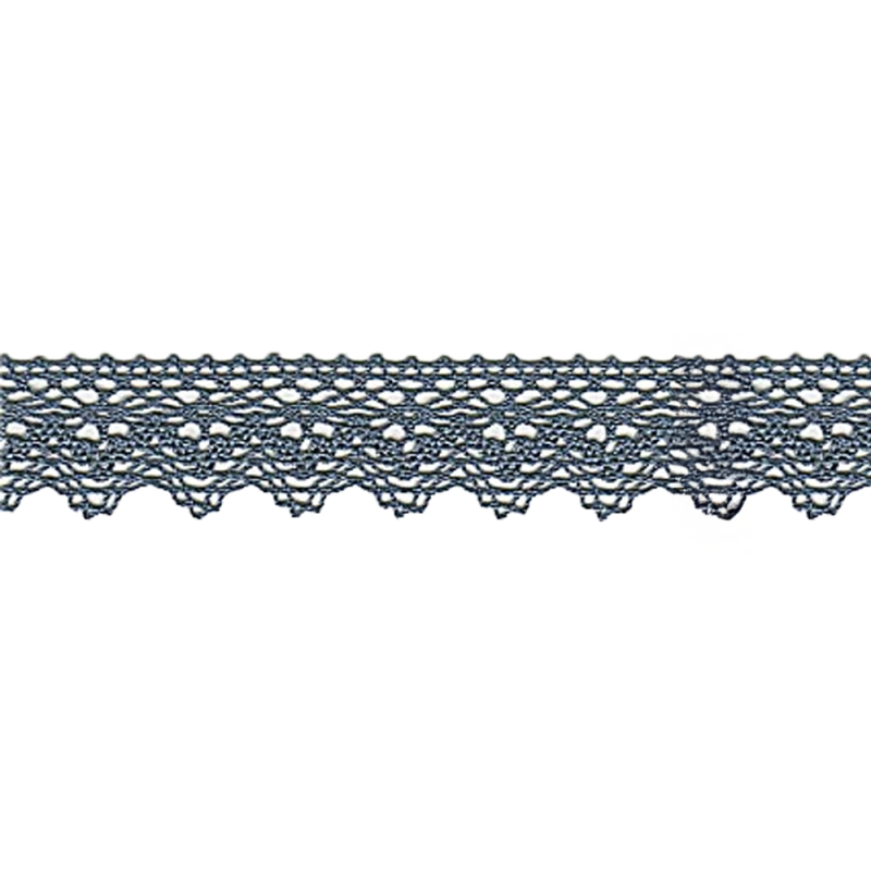 Dentelle aux fuseaux 25 mm denim (w)