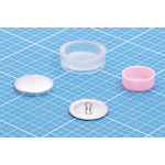 Coverable buttons 28mm - 10 pieces