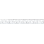 Bobbin lace fine 13mm white (w)
