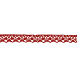 Bobbin lace 13mm dark red (uk54)