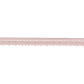 Bobbin lace fine 13mm pink (w)