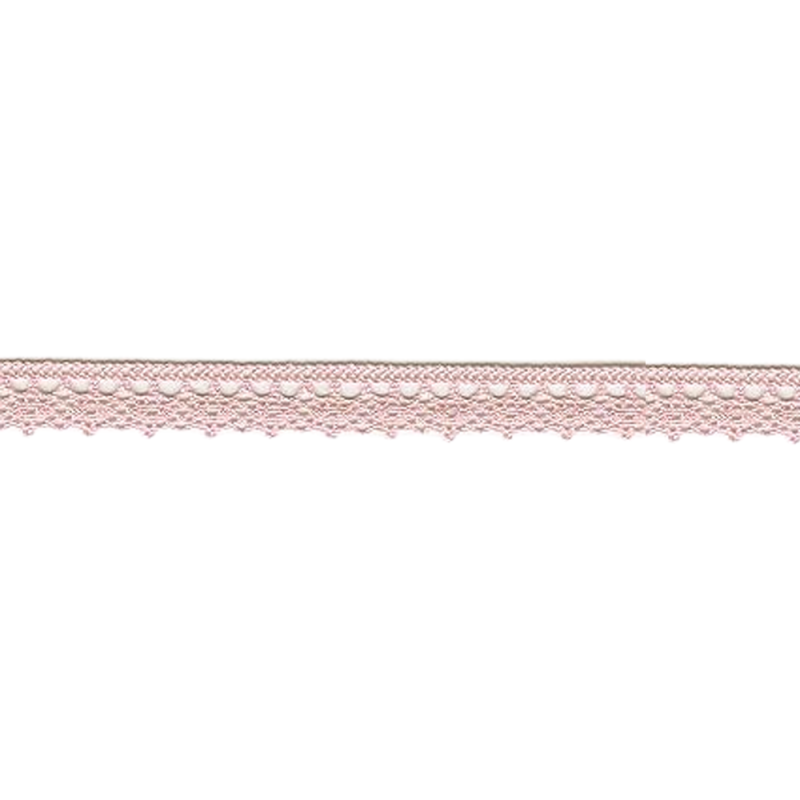 Bobbin lace fine 13mm pink (w)