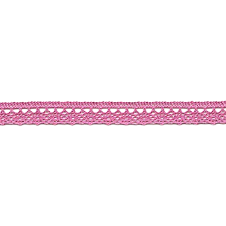 Bobbin lace fine 13mm pink (w)