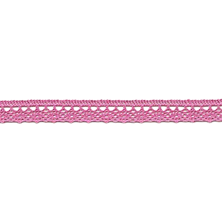 Bobbin lace fine 13mm pink (w)