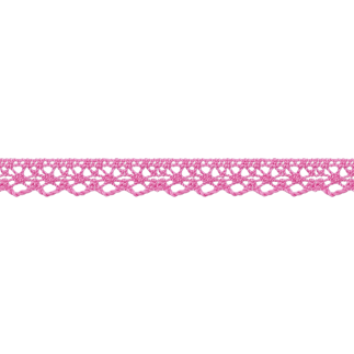 Bobbin lace 13mm pink (uk52)