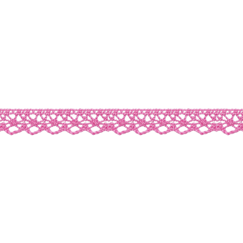 Bobbin lace 13mm pink (uk52)