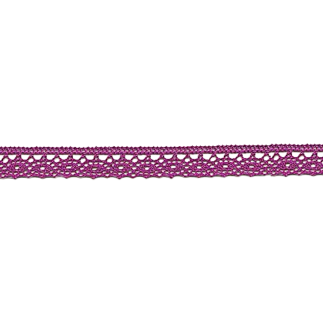 Bobbin lace fine 13mm fuchsia (w)