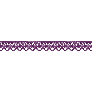 Dentelle aux fuseaux 13 mm violette (uk62)