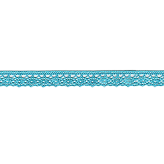 Bobbin lace fine 13mm turquoise (w)
