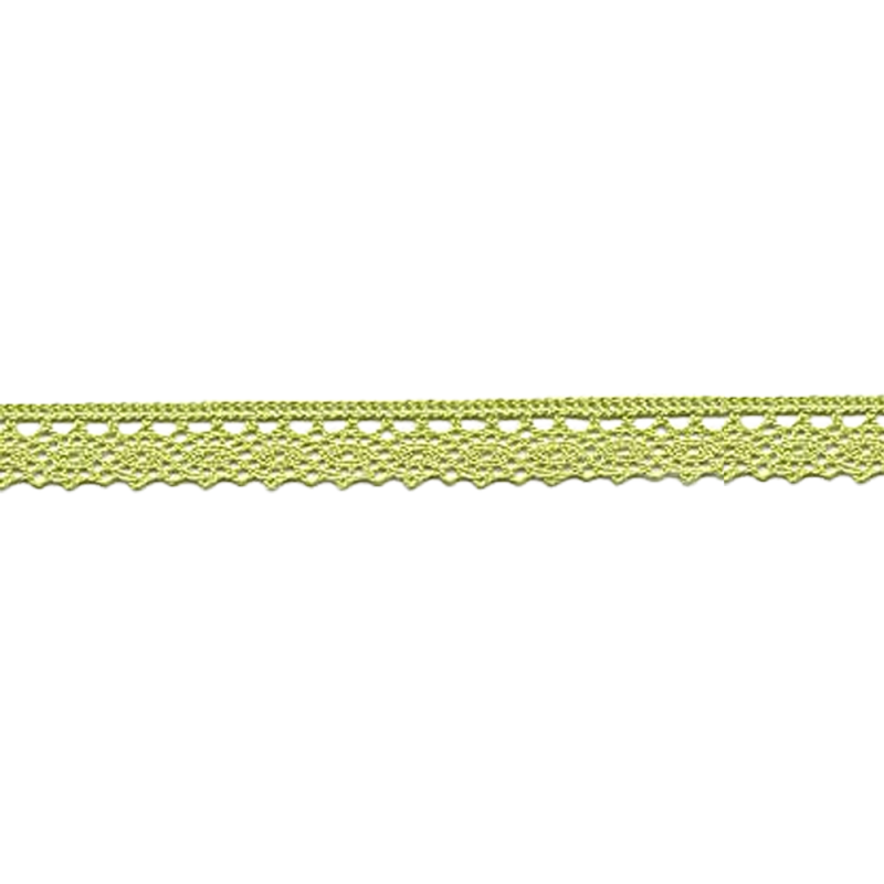 Bobbin lace fine 13mm lime green (w)