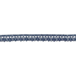 Bobbin lace fine 13mm dark grey (w)