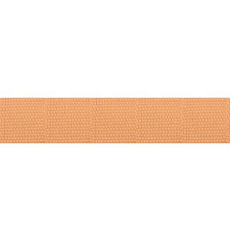 Bandoulière de sac souple 25 mm - abricot (D114)
