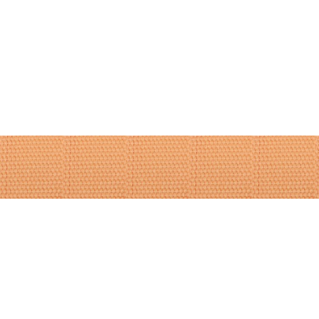 Bandoulière de sac souple 25 mm - abricot (D114)