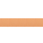 Bandoulière de sac souple 25 mm - abricot (D114)