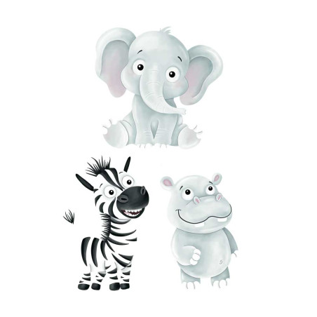 Iron-on transfers - Mrs Mint Design - Happy Safari