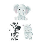 Iron-on transfers - Mrs Mint Design - Happy Safari