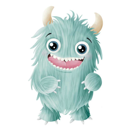 Iron-on transfers - Mrs Mint Design - Monster "Happy"