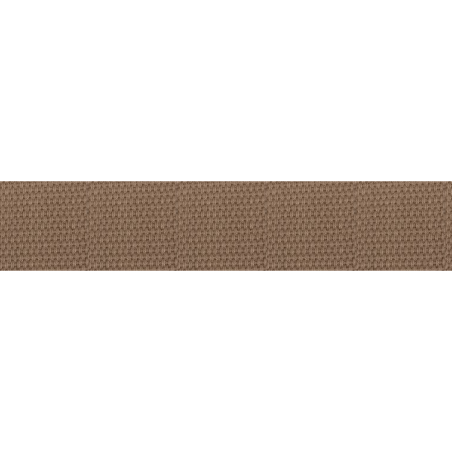 Bandoulière de sac souple 25 mm - taupe (D894)