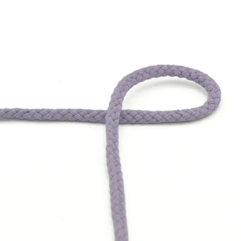 Cotton cord 6mm old purple (qt)